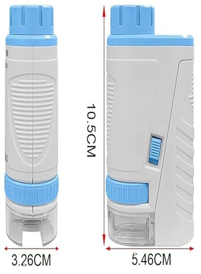 Vroxy Microscope for Kids, Portable LED Lighted Mini Microscopes 60-160X High-Definition Miniscope Handheld Microscope Educational Gift (1Pcs) - Image 5